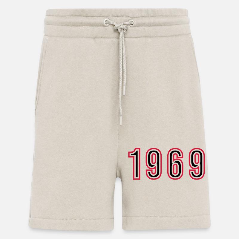 1969 Numéro de l’année - Short bio décontracté fabriqué en UE - WARM CLAY
