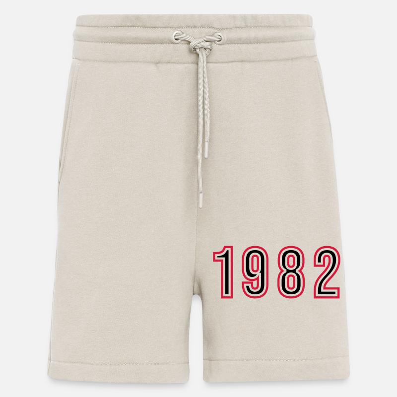 1982 Jahr Zahl - Shorts - made by SPREAD - WARM CLAY
