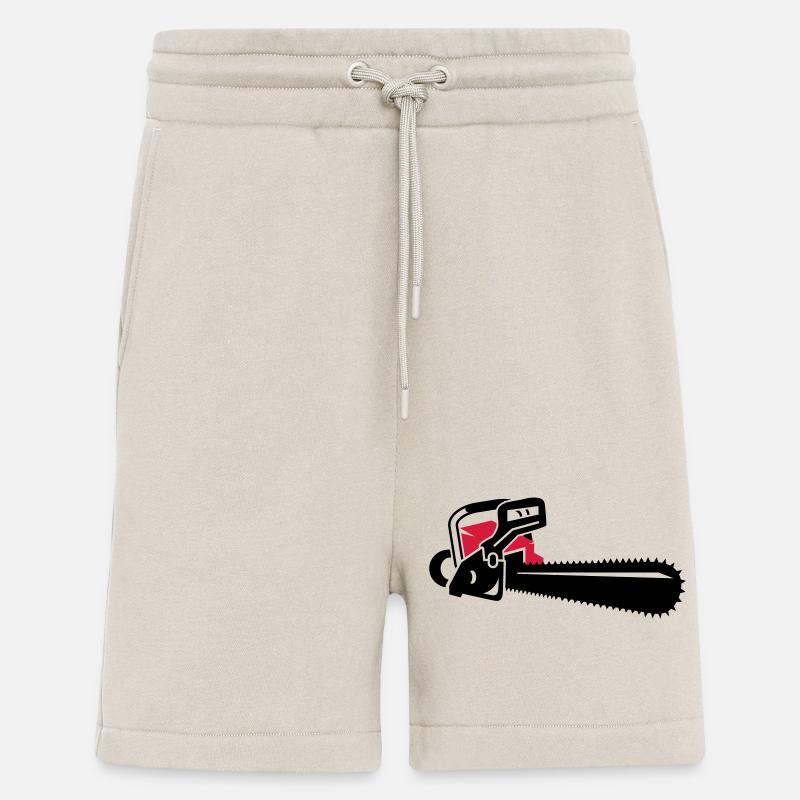 Une tronçonneuse - Short bio décontracté fabriqué en UE - WARM CLAY