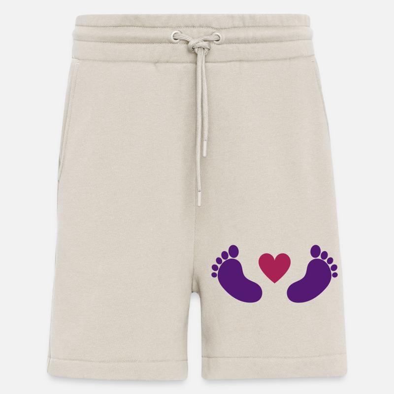 Pieds de bébé - Short bio décontracté fabriqué en UE - WARM CLAY