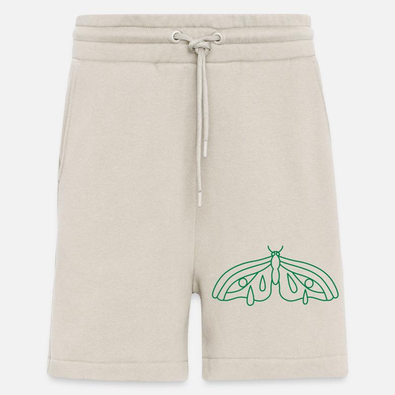 Sad crying moth - Shorts - made by SPREAD - WARM CLAY