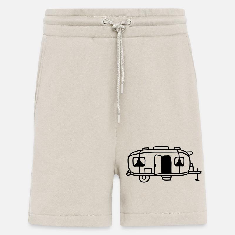 Comic Design Camping Wagen - Shorts - made by SPREAD - WARM CLAY