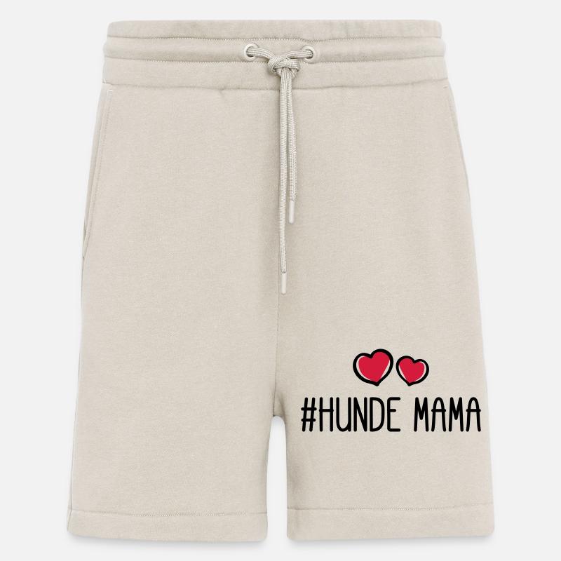 Maman de chiens - Short bio décontracté fabriqué en UE - WARM CLAY