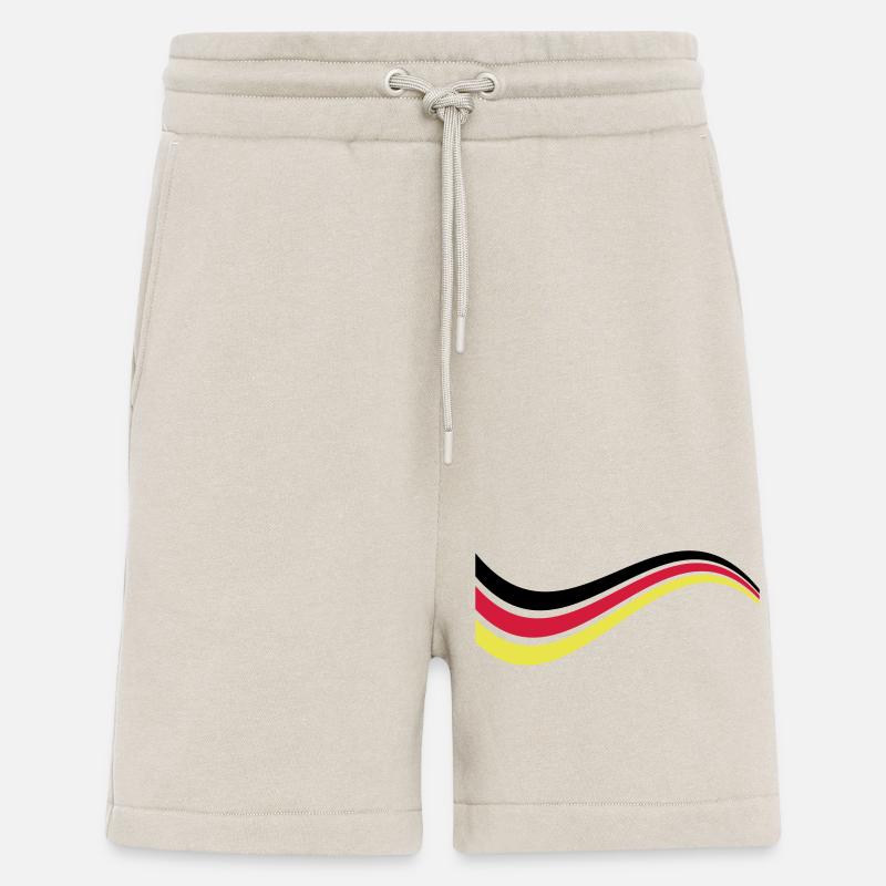 L’équipe Germany Line Germany - Short bio décontracté fabriqué en UE - WARM CLAY