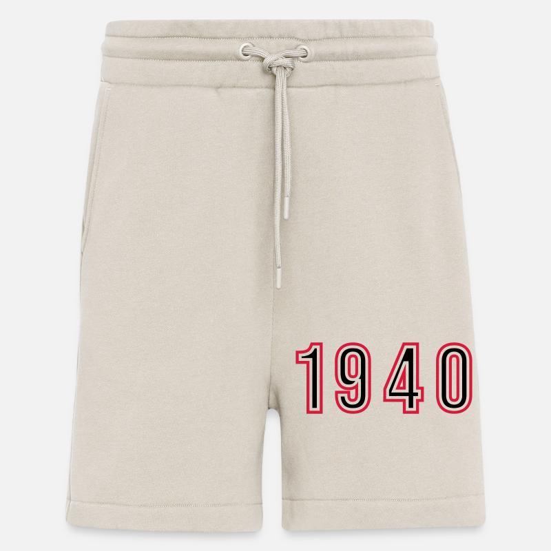 1940 Numéro de l’année - Short bio décontracté fabriqué en UE - WARM CLAY