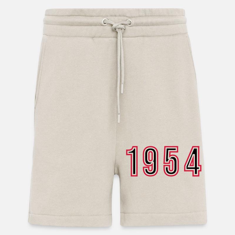 1954 Year Number - Shorts - made by SPREAD - WARM CLAY