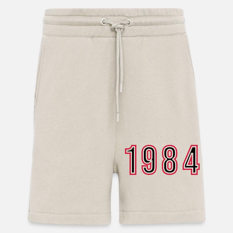 1984 Numéro de l’année - Short bio décontracté fabriqué en UE - WARM CLAY