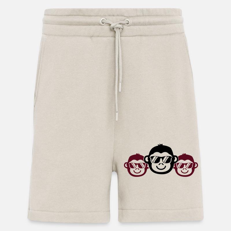 affen cool - Shorts - made by SPREAD - WARM CLAY