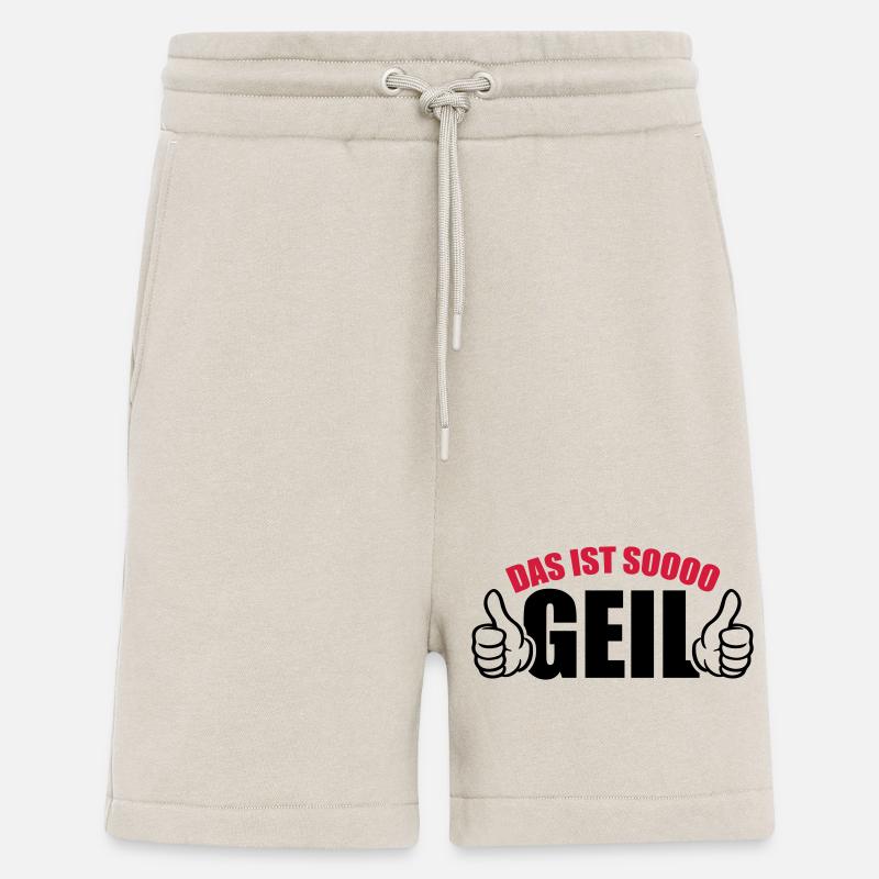 Geil Spruch Lustig - Shorts - made by SPREAD - WARM CLAY