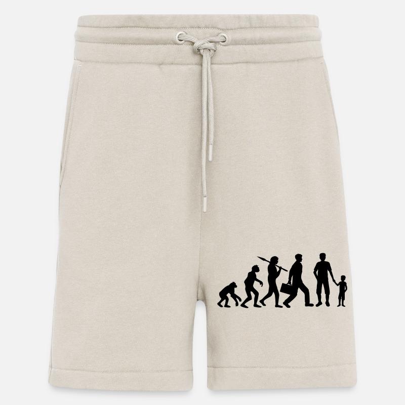 Fils Papa Evolution Enfant - Short bio décontracté fabriqué en UE - WARM CLAY