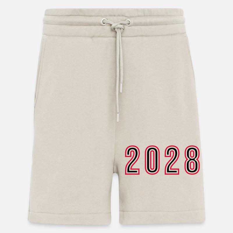 Numéro de l’année 2028 - Short bio décontracté fabriqué en UE - WARM CLAY
