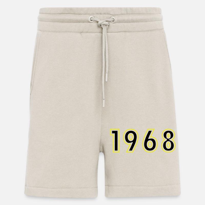 1968 Année Anniversaire - Short bio décontracté fabriqué en UE - WARM CLAY