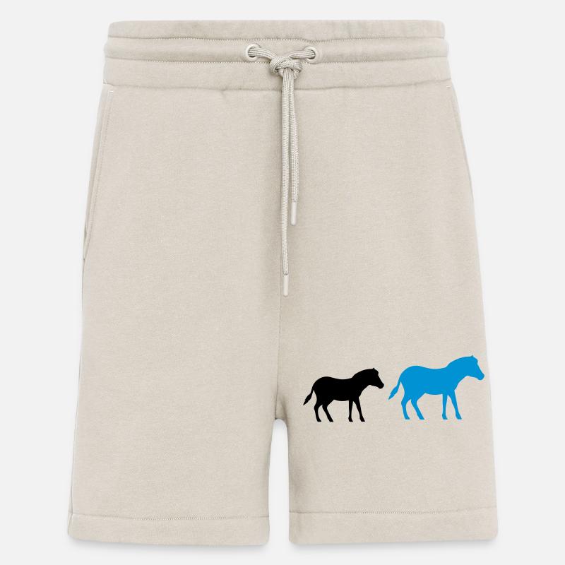 Cheval Poney 2 - Short bio décontracté fabriqué en UE - WARM CLAY