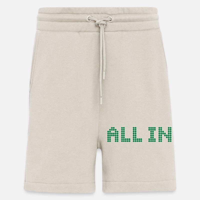 ALL IN - Tout ou rien - Short bio décontracté fabriqué en UE - WARM CLAY