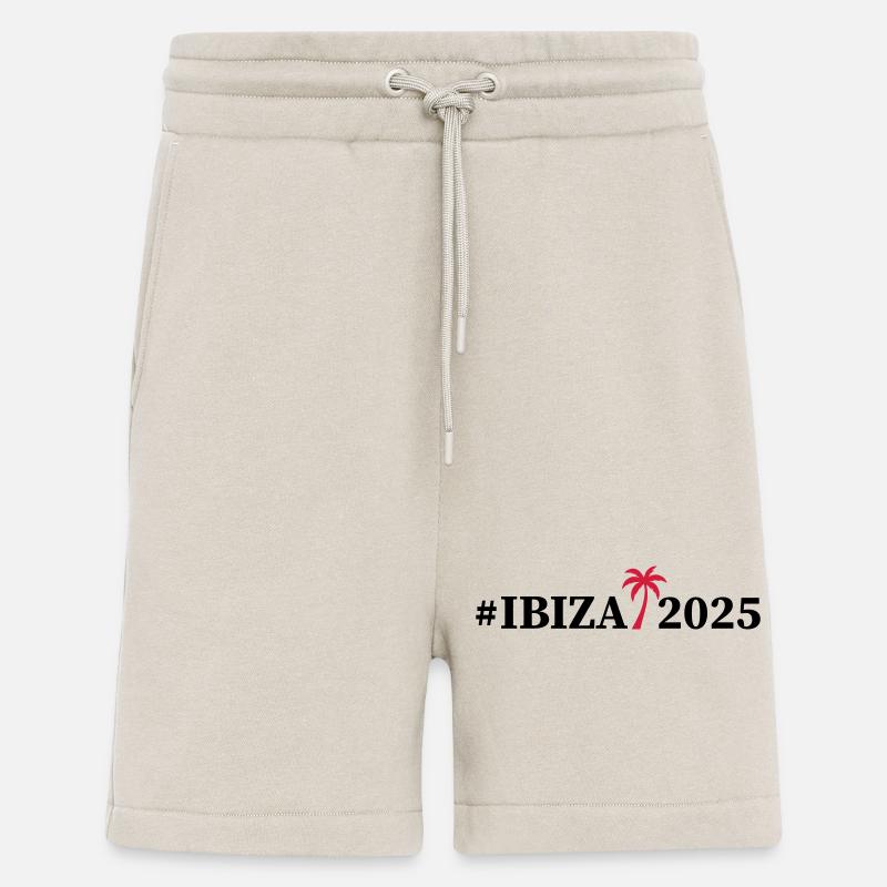 Ibiza 2025 Palmier - Short bio décontracté fabriqué en UE - WARM CLAY