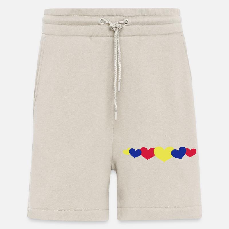 Herzen Bunt Liebe - Shorts - made by SPREAD - WARM CLAY