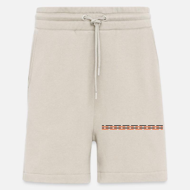 Ligne pointillée - Short bio décontracté fabriqué en UE - WARM CLAY