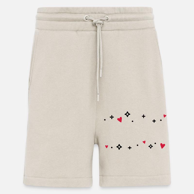 Herzen Sternchen Glitzer - Shorts - made by SPREAD - WARM CLAY