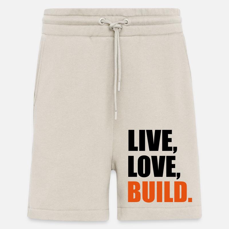 Construction - Short bio décontracté fabriqué en UE - WARM CLAY