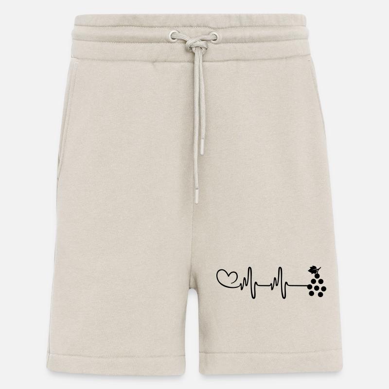 Raisin Pulse Cœur - Short bio décontracté fabriqué en UE - WARM CLAY