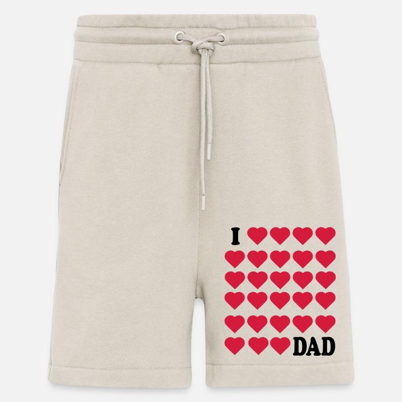 Ich liebe Papa - Shorts - made by SPREAD - WARM CLAY