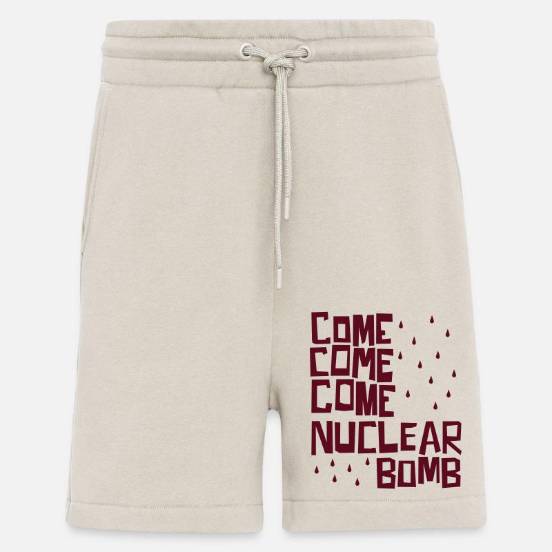 Come come come nuclear bomb - Shorts - made by SPREAD - WARM CLAY