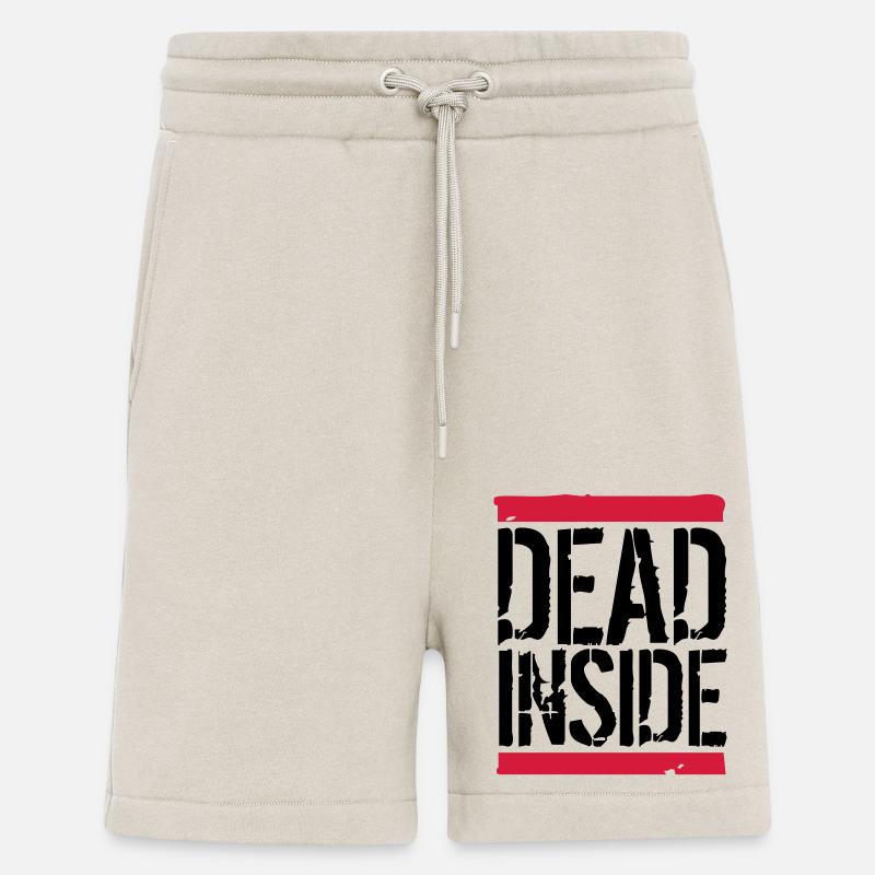 Logo mort en interne - Short bio décontracté fabriqué en UE - WARM CLAY