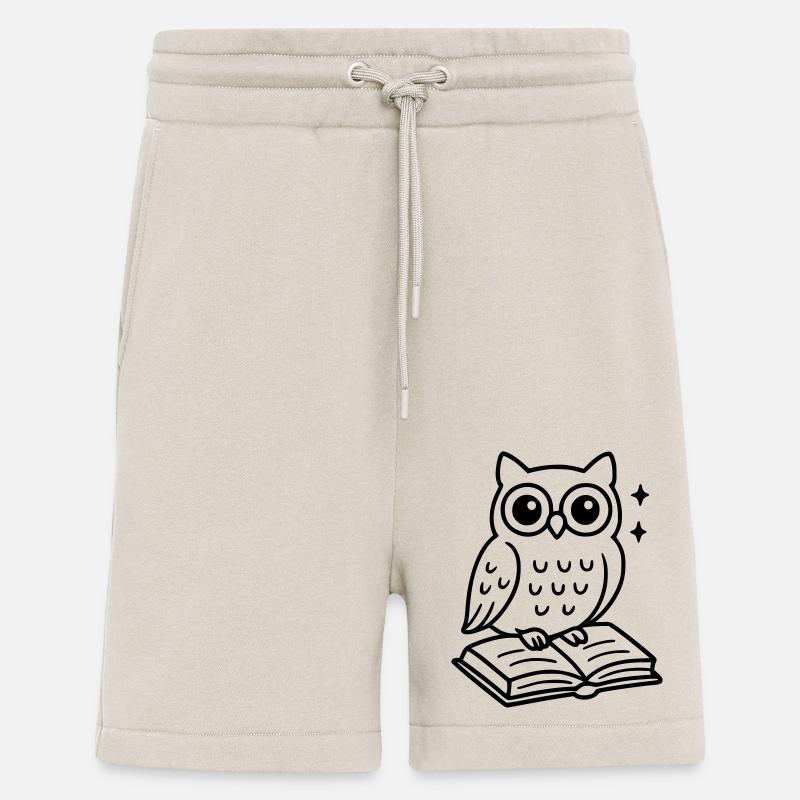 Eulen-Buch - Shorts - made by SPREAD - WARM CLAY