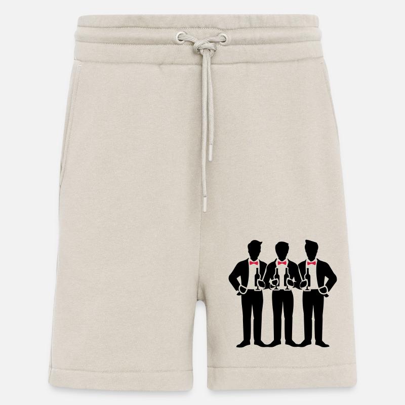 Bräutigam Crew Junggesellenabschied - Shorts - made by SPREAD - WARM CLAY