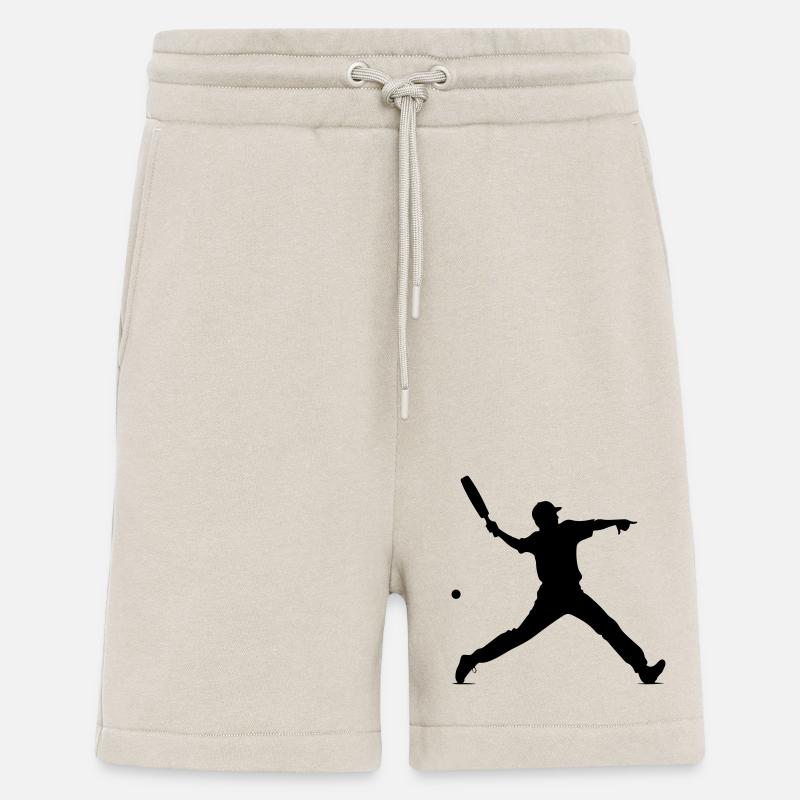 Silhouette d’homme de cricket - Short bio décontracté fabriqué en UE - WARM CLAY