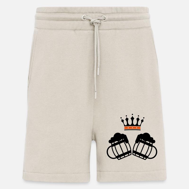 Couronne de bière - Short bio décontracté fabriqué en UE - WARM CLAY