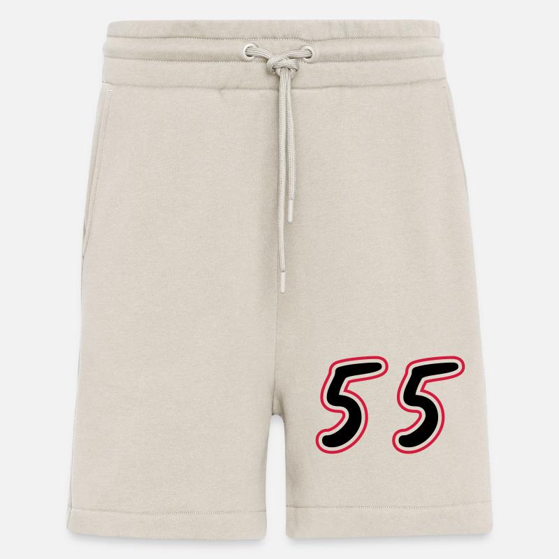 Symbole numérique 55 - Short bio décontracté fabriqué en UE - WARM CLAY
