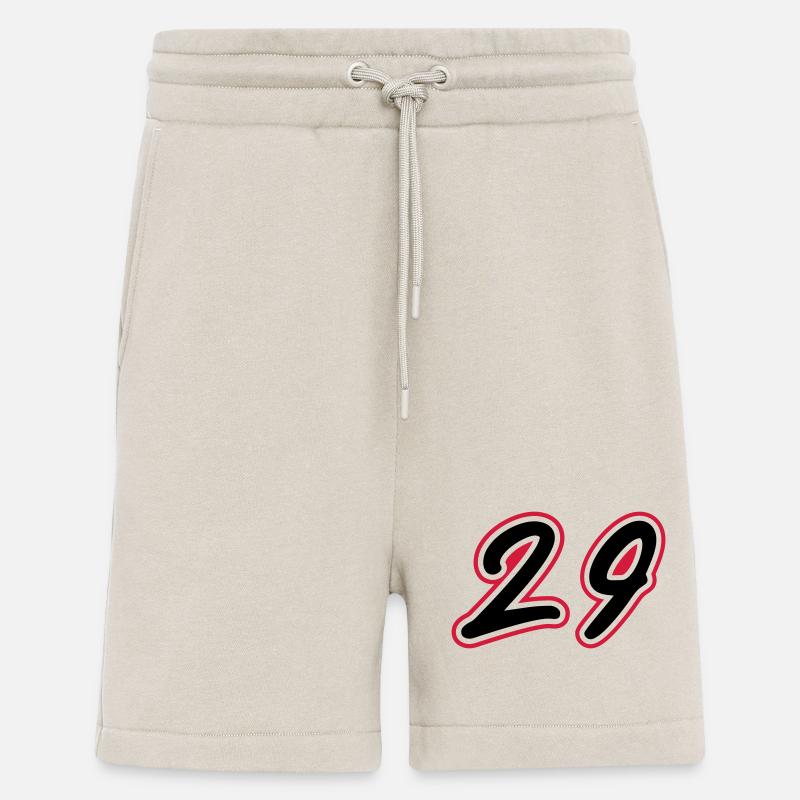 29 Symbole numérique - Short bio décontracté fabriqué en UE - WARM CLAY