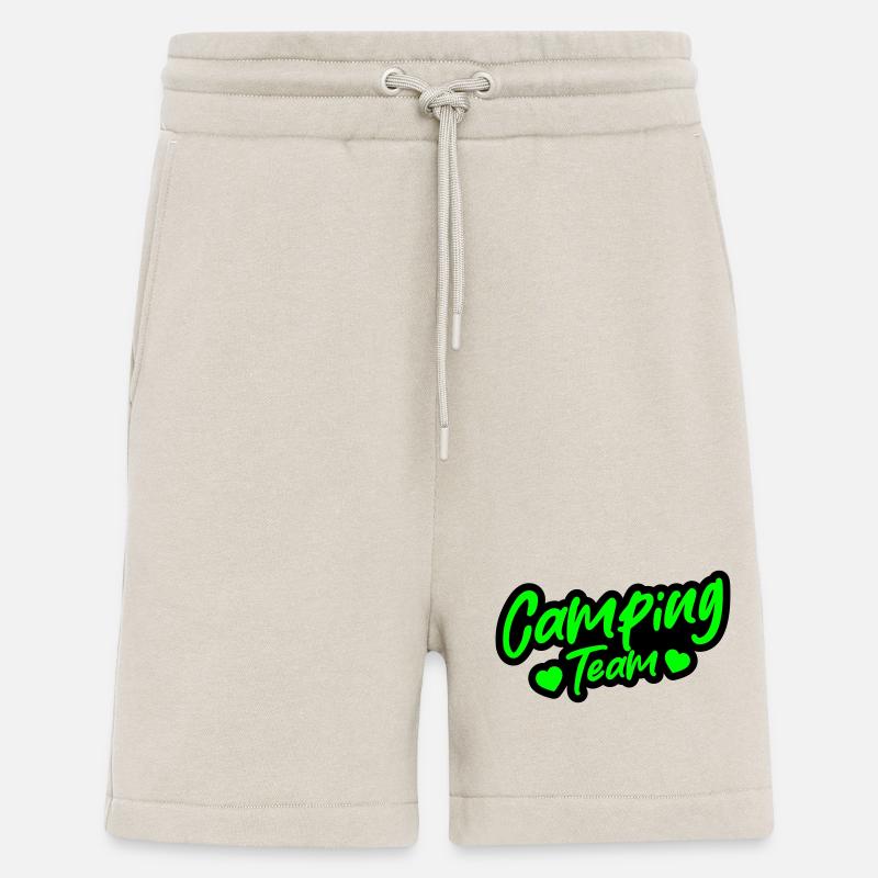 L’équipe du camping - Short bio décontracté fabriqué en UE - WARM CLAY