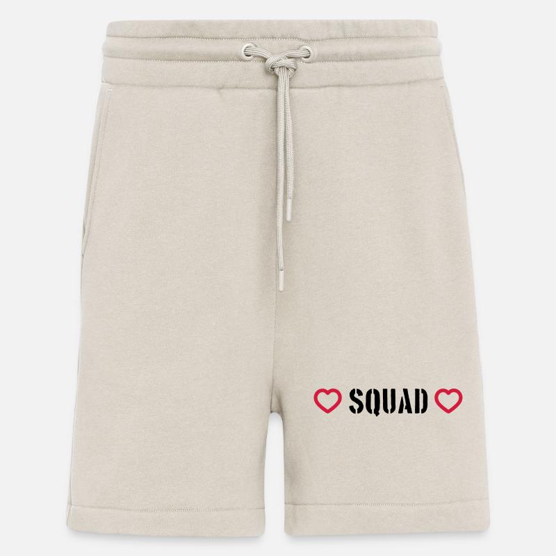 Cœur d’escouade - Short bio décontracté fabriqué en UE - WARM CLAY