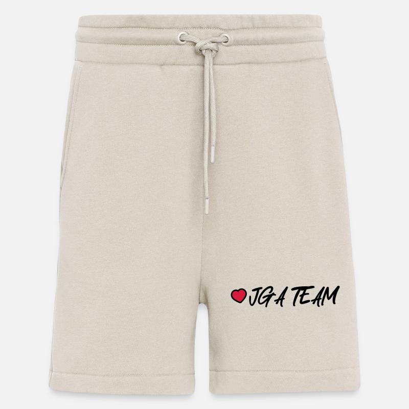 Jga Team Herz Junggesellinnenabschied - Shorts - made by SPREAD - WARM CLAY