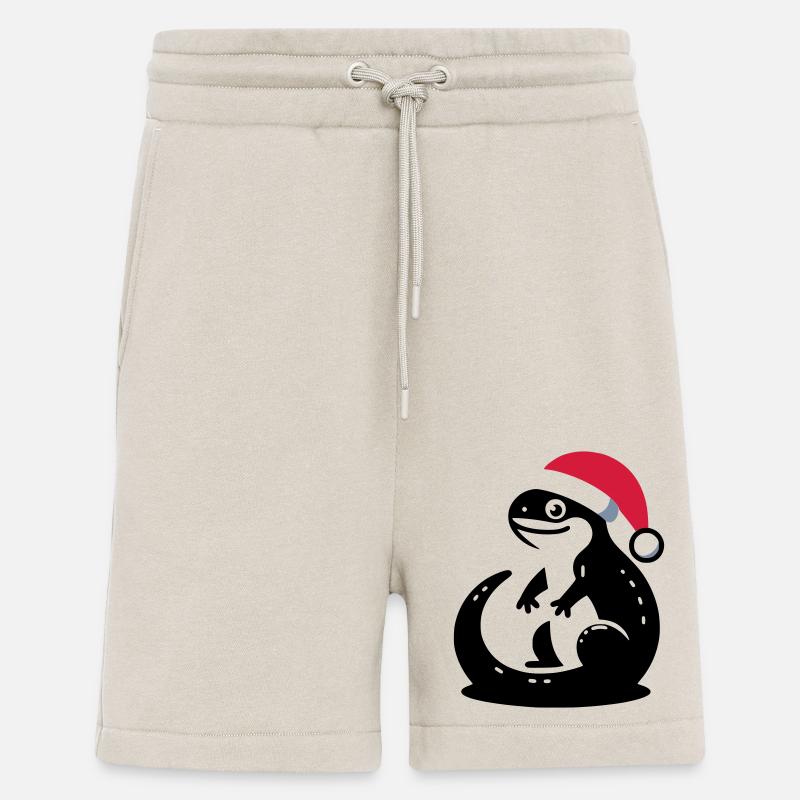 Christmas Lizard - Shorts - made by SPREAD - WARM CLAY