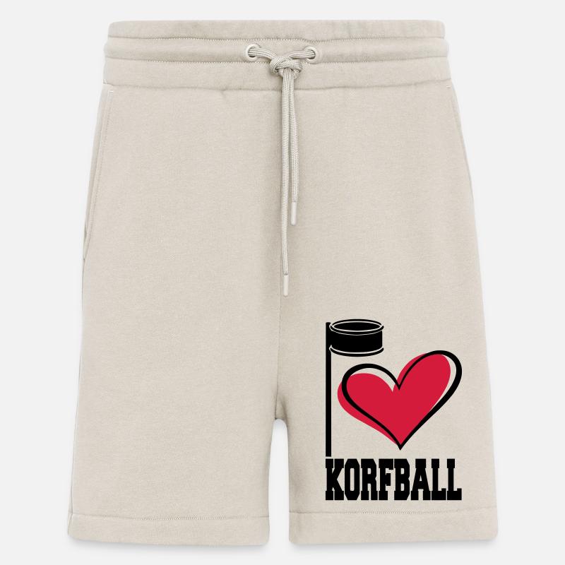 ICH LIEBE KORFBALL - Shorts - made by SPREAD - WARM CLAY