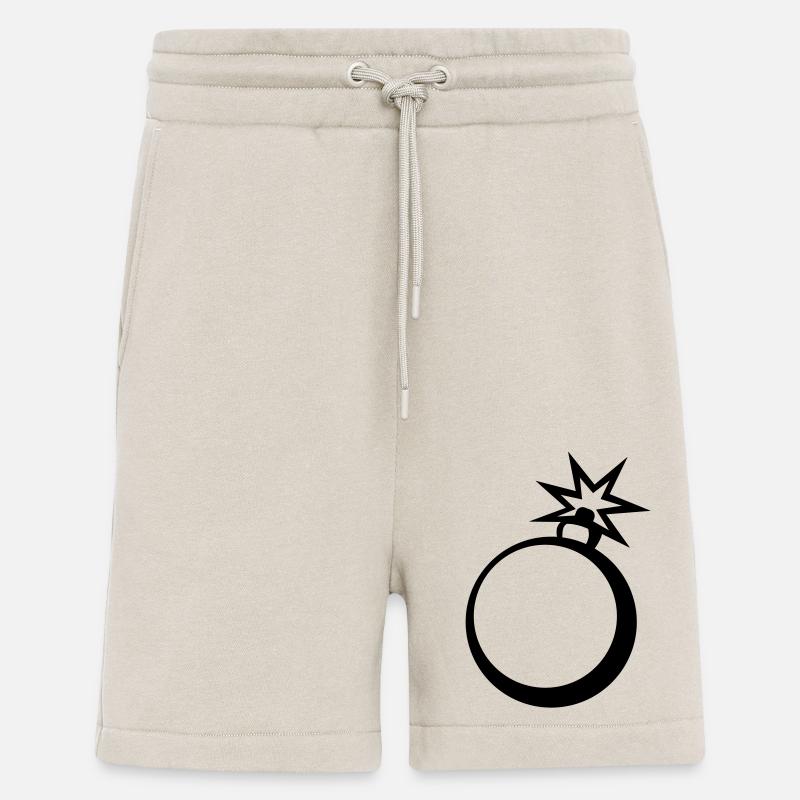 clipart bombe zuender - Shorts - made by SPREAD - WARM CLAY