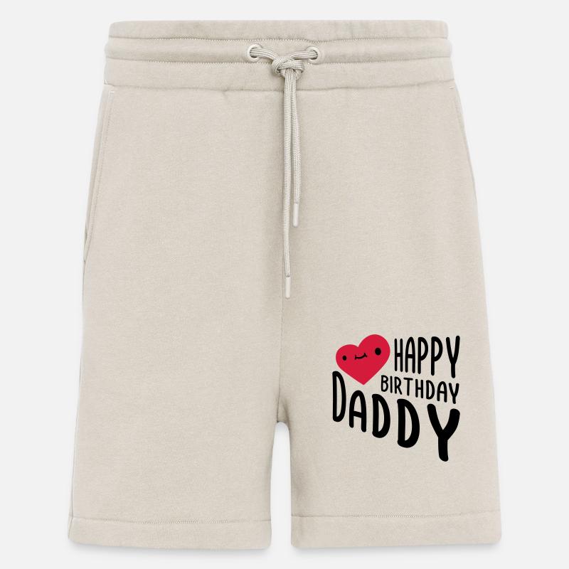 Joyeux anniversaire papa - Short bio décontracté fabriqué en UE - WARM CLAY