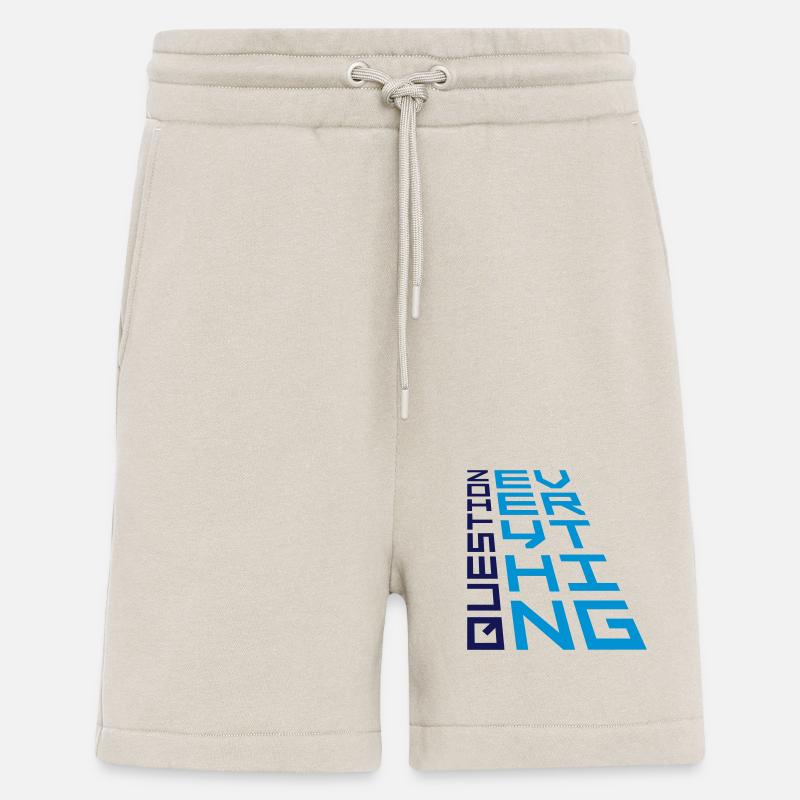 Motto Question everything - Shorts - made by SPREAD - WARM CLAY