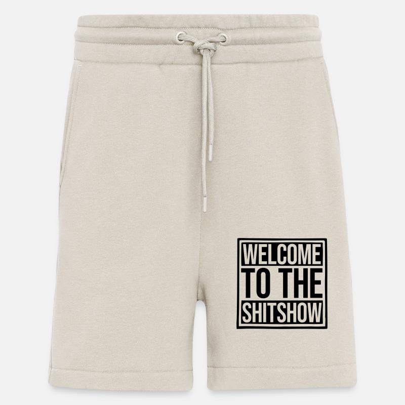 Lustiger Spruch Shitshow - Shorts - made by SPREAD - WARM CLAY