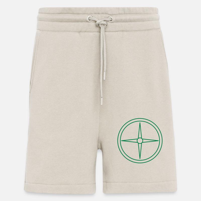 Compass rose with points - Shorts - made by SPREAD - WARM CLAY