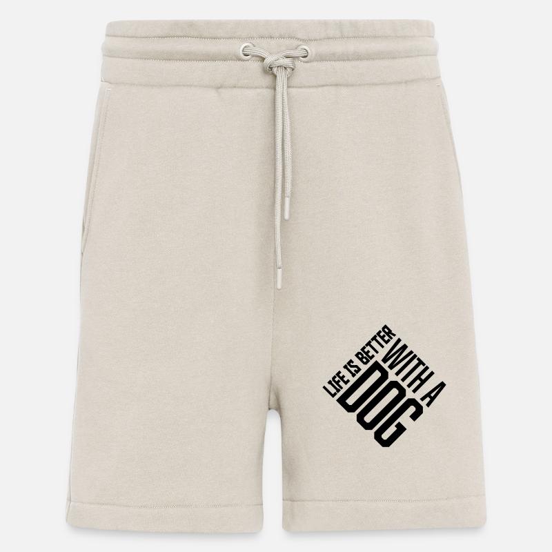 better with a dog - Shorts - made by SPREAD - WARM CLAY