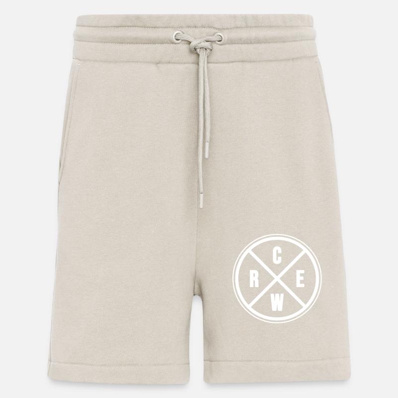 Cercle d’équipage - Short bio décontracté fabriqué en UE - WARM CLAY