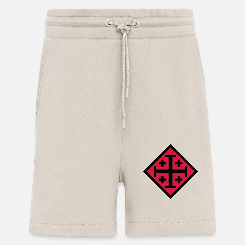 Kreuz von Jerusalem - Shorts - made by SPREAD - WARM CLAY
