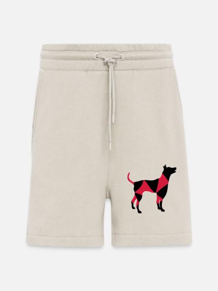 Big Dog Silhouette Cool Pattern - Shorts - made by SPREAD - WARM CLAY
