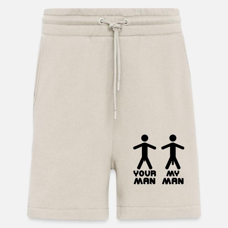 Your My Man - Short bio décontracté fabriqué en UE - WARM CLAY