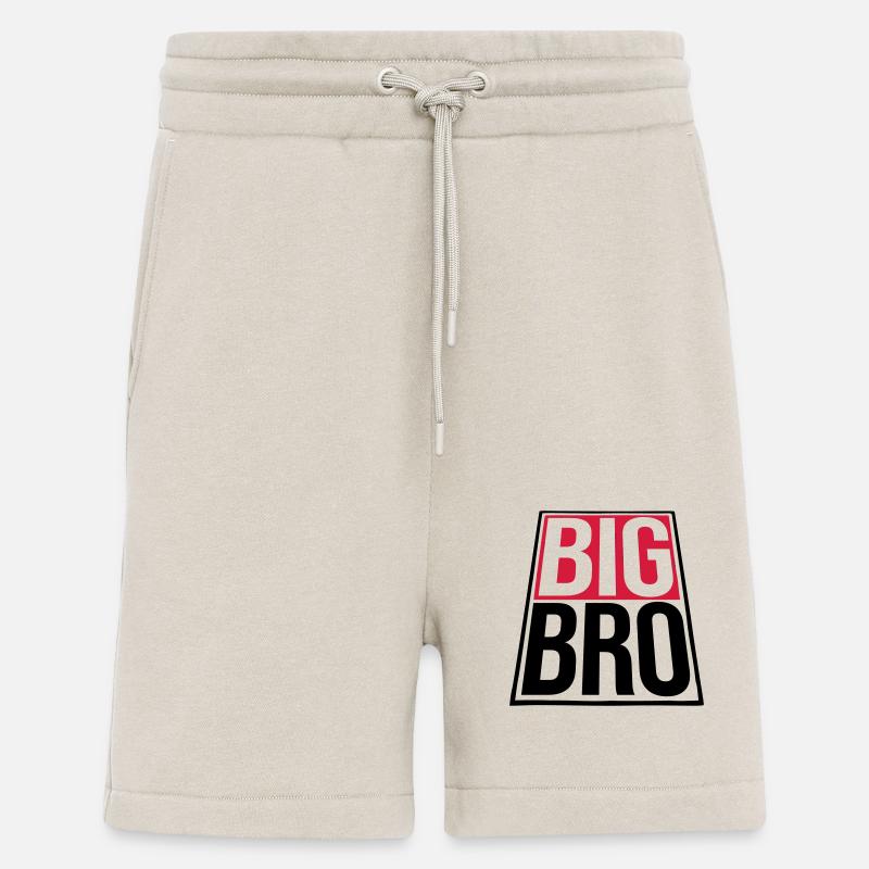 Siblings Big Bro Logo - Shorts - made by SPREAD - WARM CLAY
