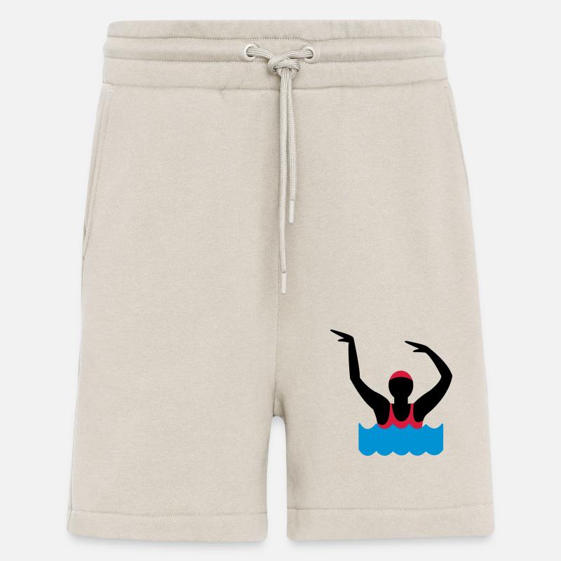 aquagym - Short bio décontracté fabriqué en UE - WARM CLAY
